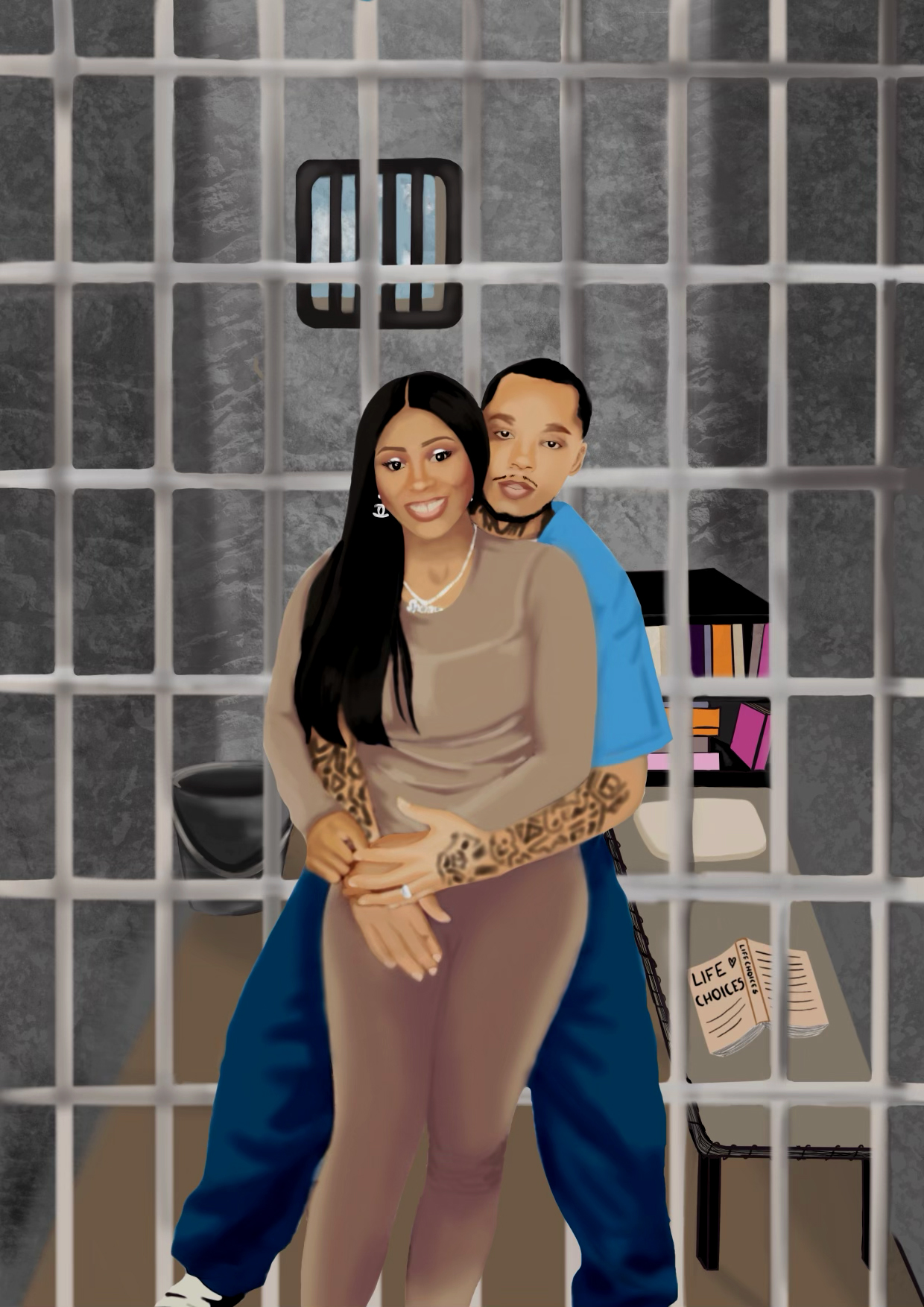 Final illustration — Shanice and Joe